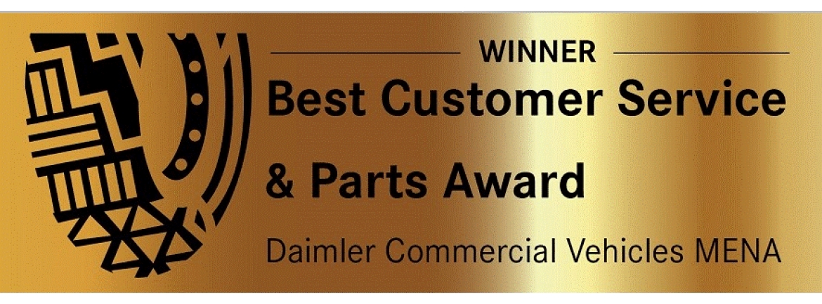 Al Mulla Motors wins Best Customer Service Award at Daimler Commercial Vehicles Middle East & Africa
